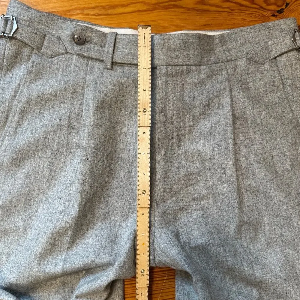 SUITSUPPLY Grey Wool Vigo Pants Size 30